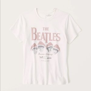 NWT Relaxed Holiday Beatles Band Tee